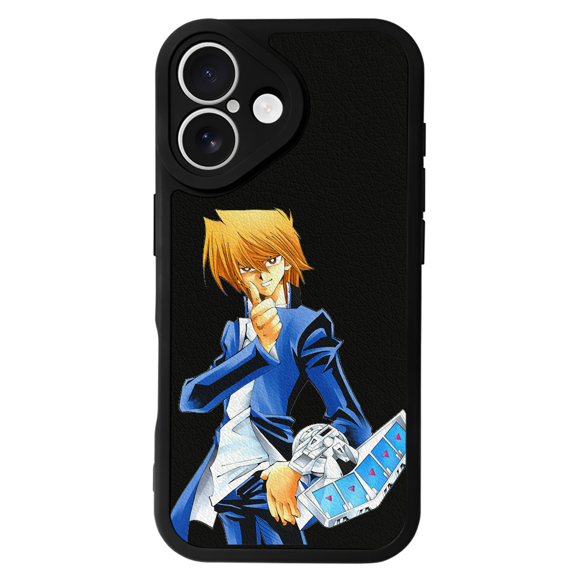 遊☆戯☆王 Yu-Gi-Oh! 【iPhone 16シリーズ対応】シリコンスマホケース（レザー調） 材質：シリコン